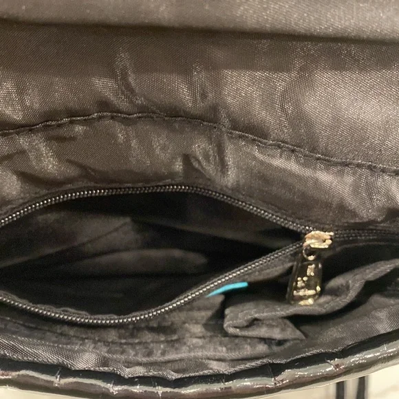 The Sak - Woven Crossbody Bag, Black/Iridescent Sequins/Metallic Silver - EUC - Picture 10 of 12